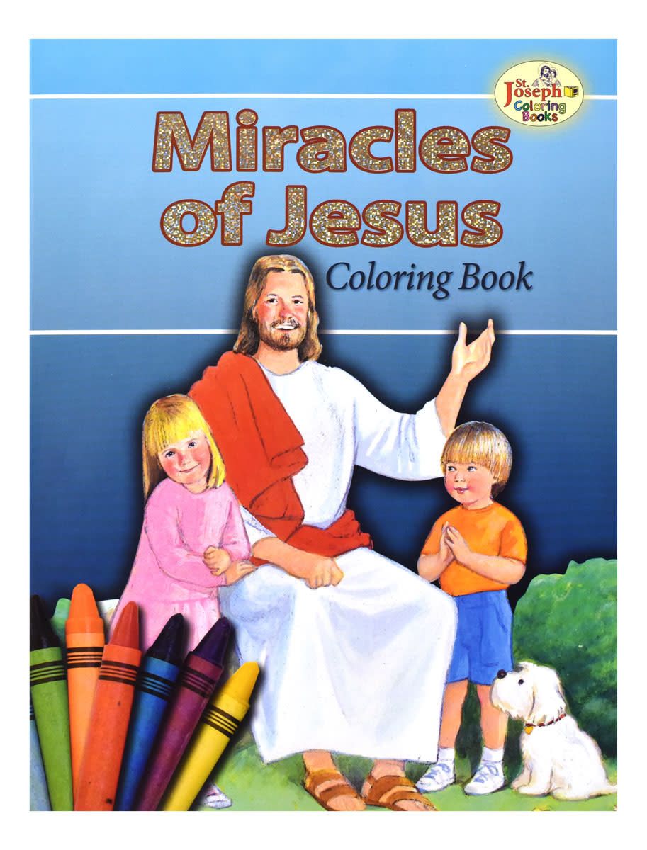 Miracles of Jesus Coloring Book, by Lawrence Lovasik and Paul Bianca (paperback)