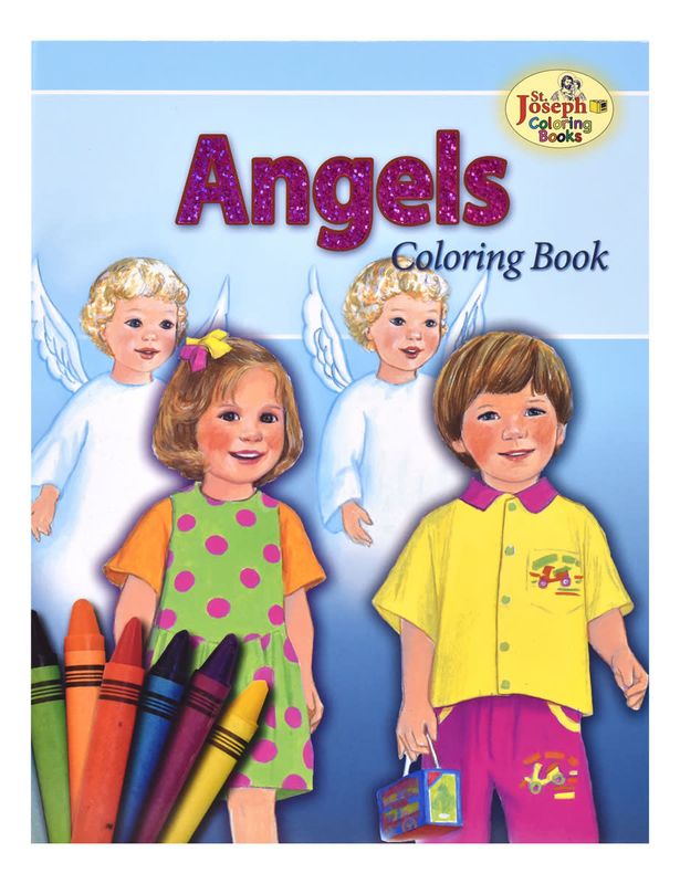Coloring Book About the Angels, with pictures and rhymes by Emma McKean