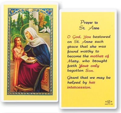 St. Anne Holy Cards