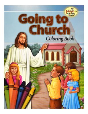 Going to Church Coloring Book, by Michael Goode and Margaret Buono (paperback)
