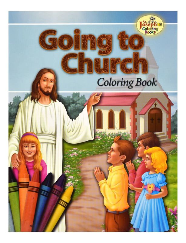 Going to Church Coloring Book, by Michael Goode and Margaret Buono (paperback)