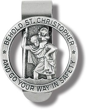 St Christopher Visor Clip