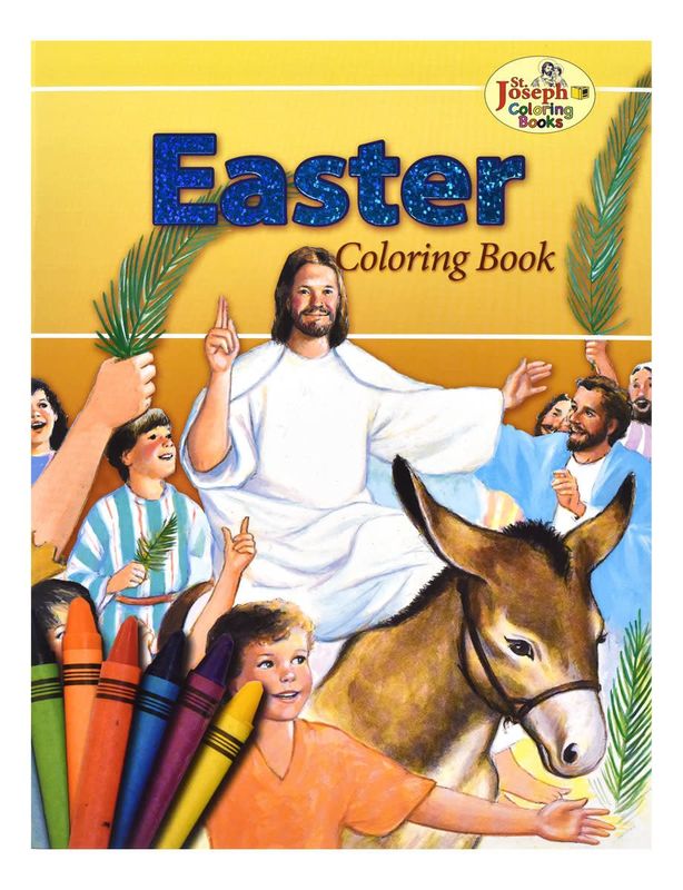 Coloring Book About Easter (paperback)