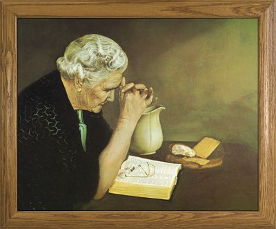 Gratitude Framed Image in Oak Frame 10 x 13.5"