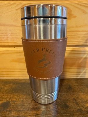 Leather Wrapped Coffee Mug