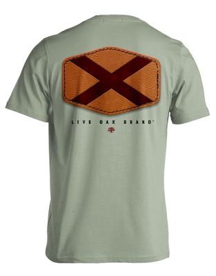 Leather Flag Patch Alabama