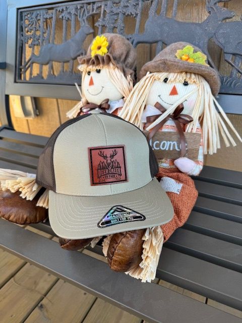 Deer Creek - Leather Patch Brown Hat