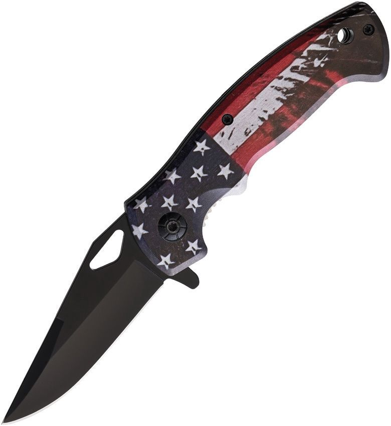 US Flag Linerlock
