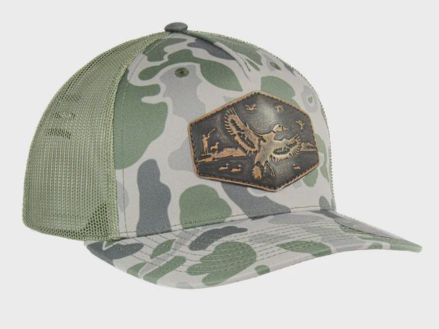 Hat - 5 Panel Old School Loden Camo - Mallard