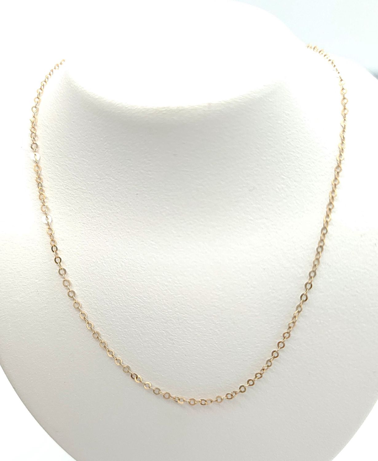 14k Gold Chain Size: 17&quot; #C476