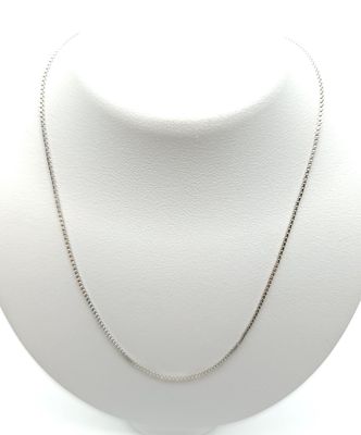 Sterling Silver Box Chain Size: 20" #C477