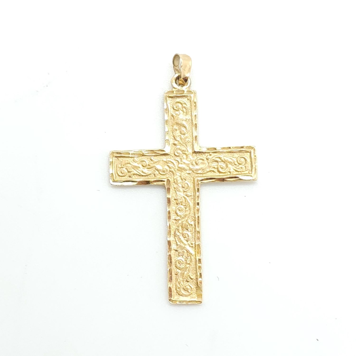 14k Gold Cross #C480