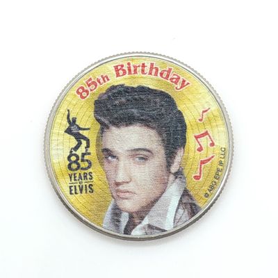 2021 Franklin Half Dollar Elvis Presley 85th Birthday Coin #D498
