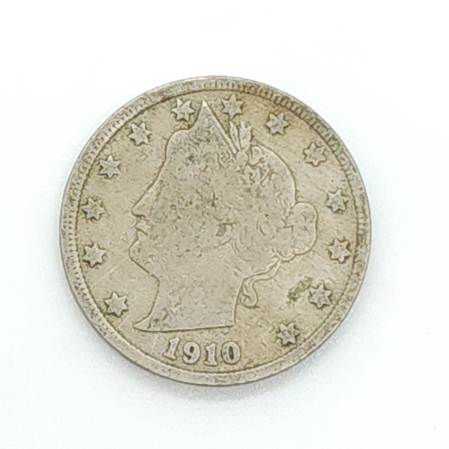 1910 Liberty/V Nickel #D496