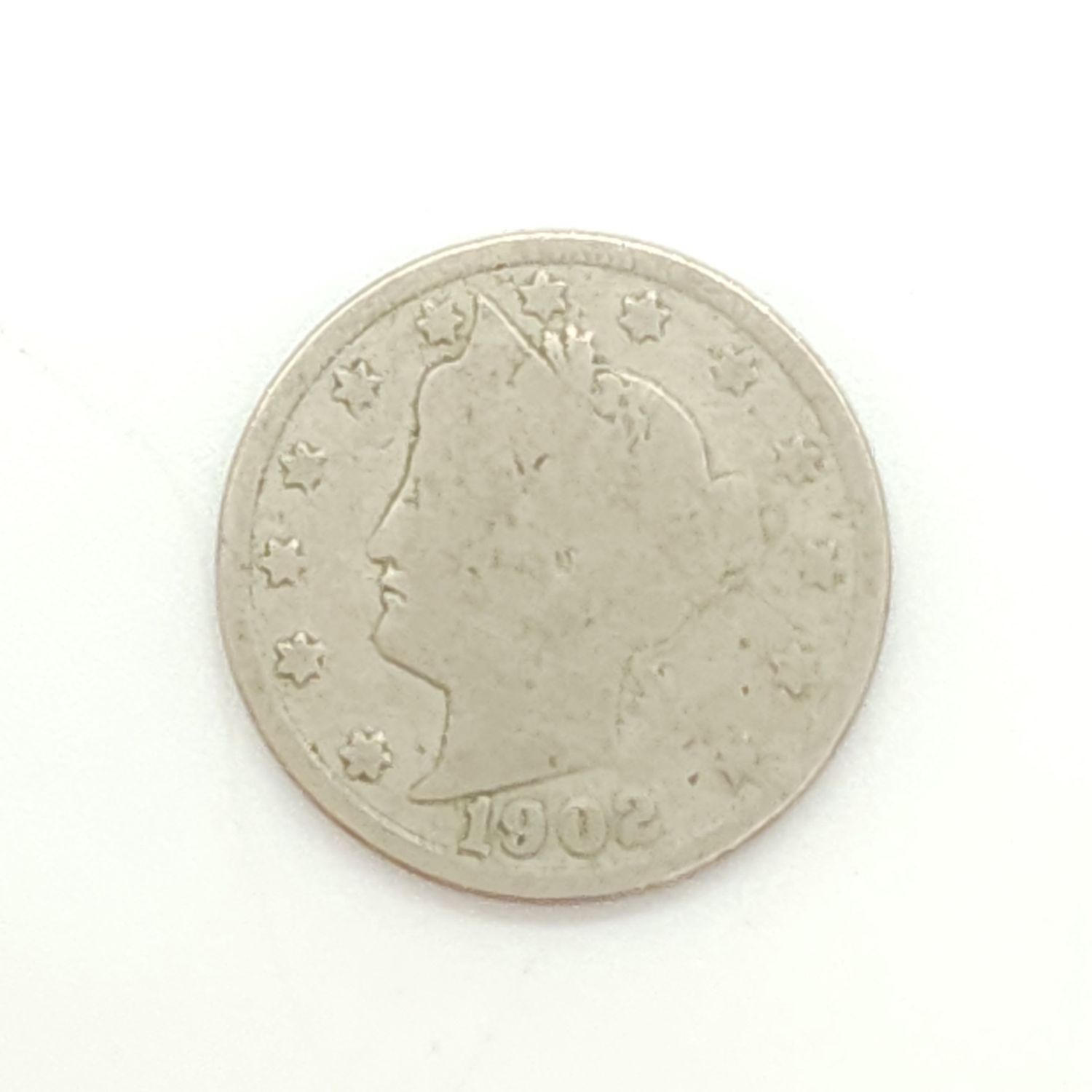 1902 Liberty/V Nickel #D526