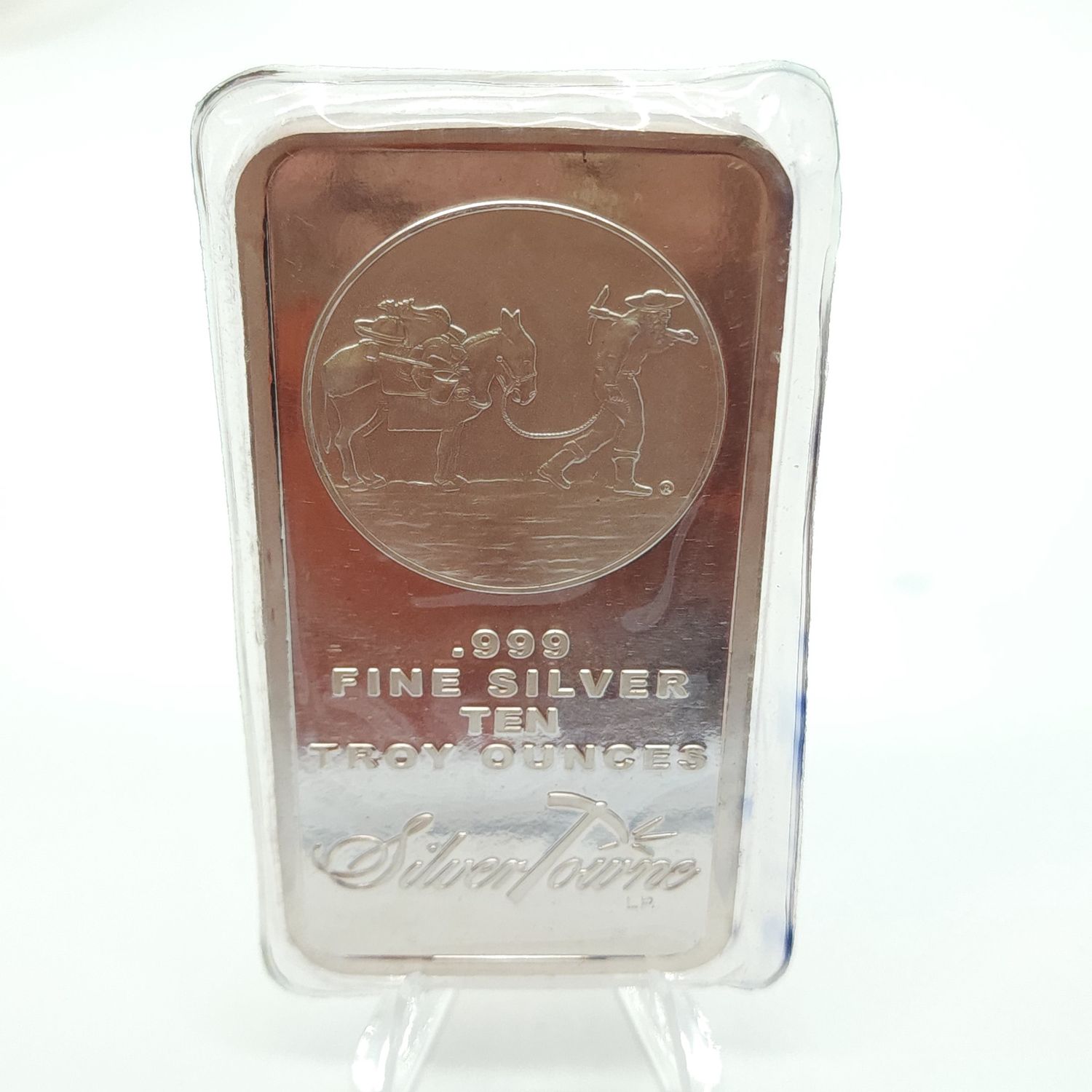 10oz Silver Towne Silver Bar #D538