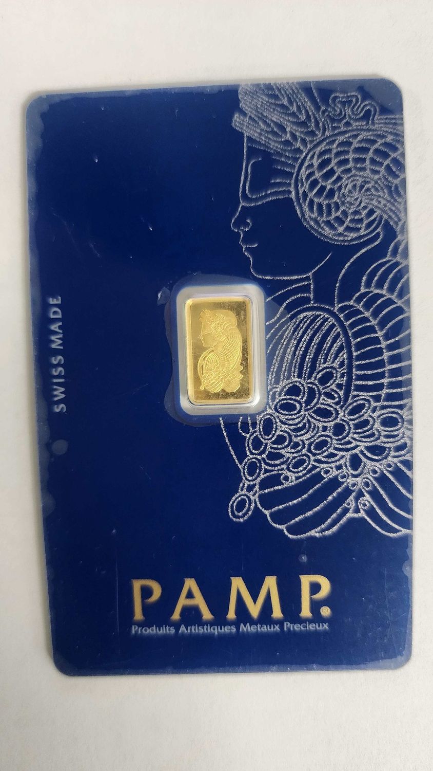 1g PAMP Gold Bar #D520