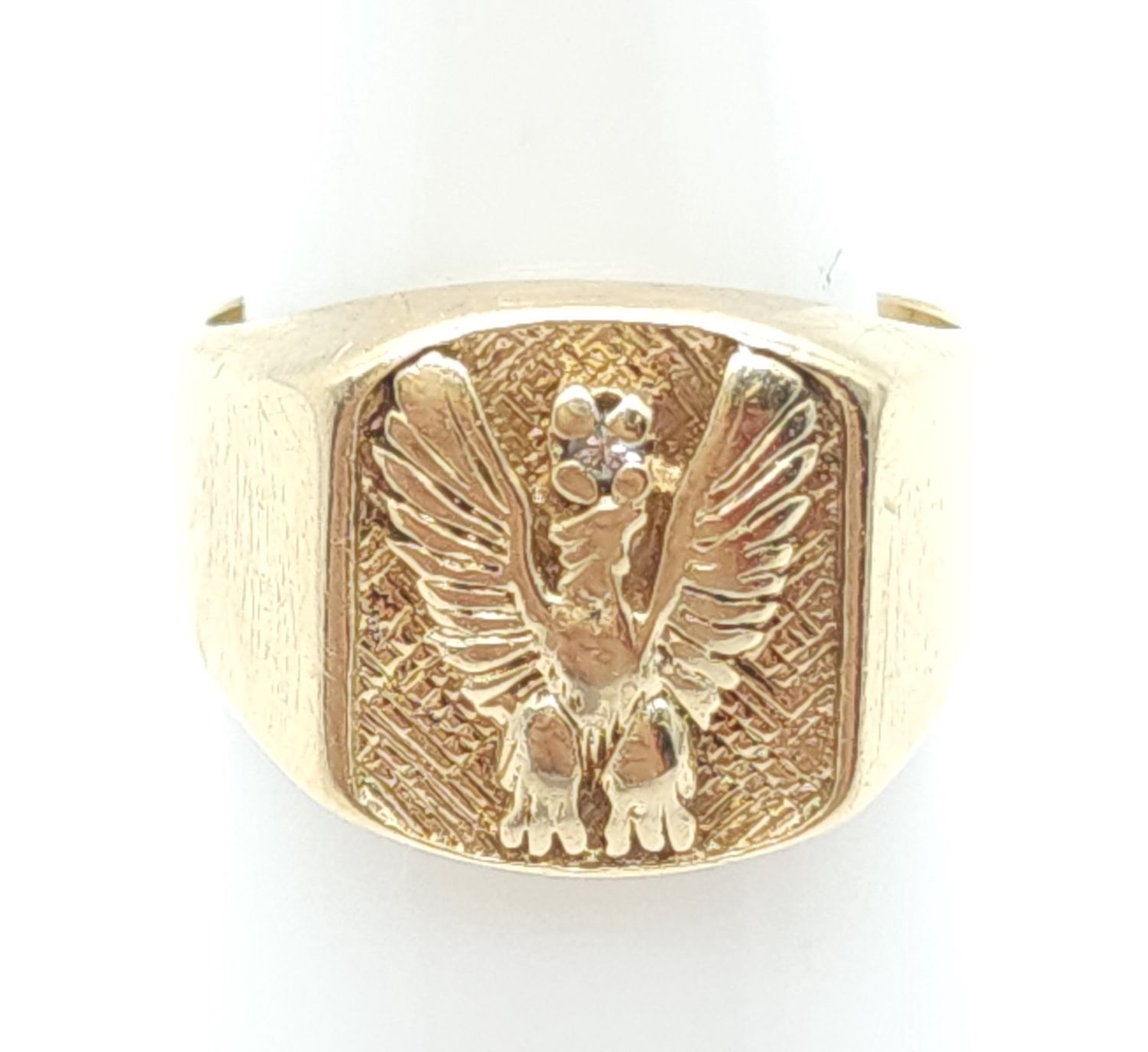 10k Eagle Ring Size: 8.5