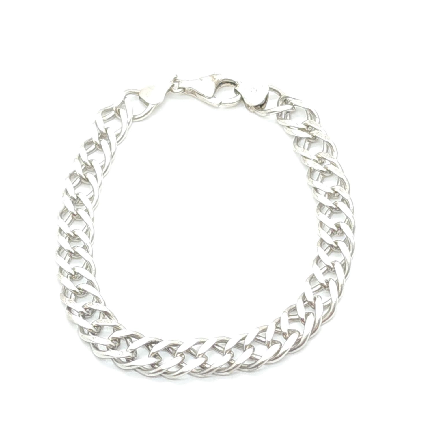 Sterling Silver Cuban Link Bracelet Size: 8.5&quot;