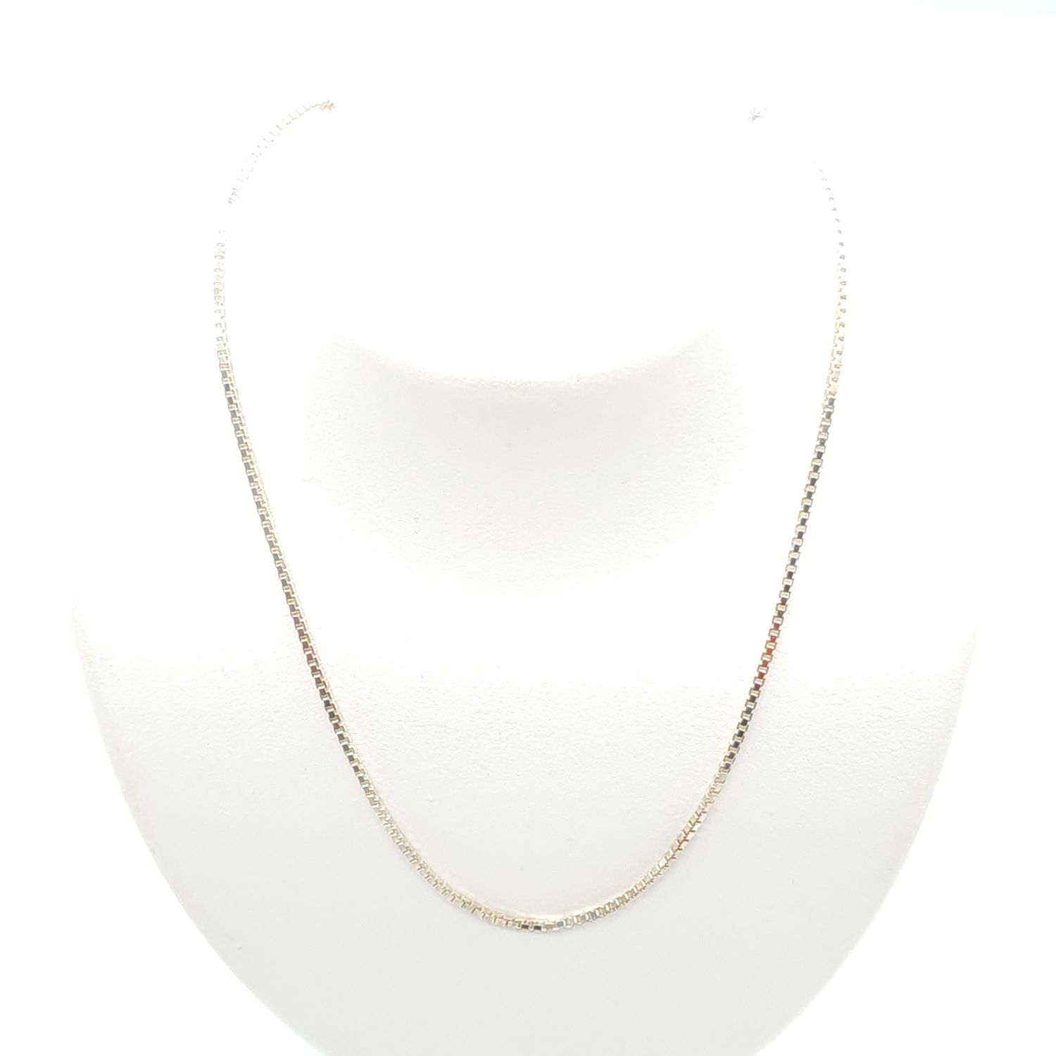 Sterling Silver Box Chain Size: 20&quot;