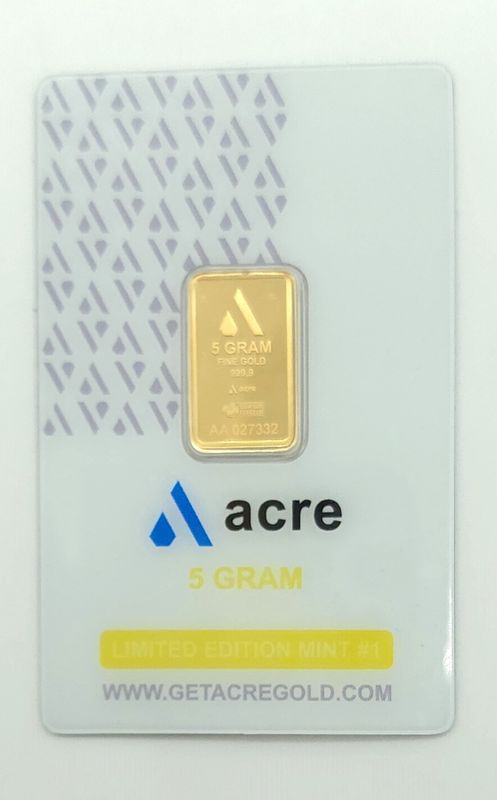 How Much Is A 25 G Acre Gold Bar