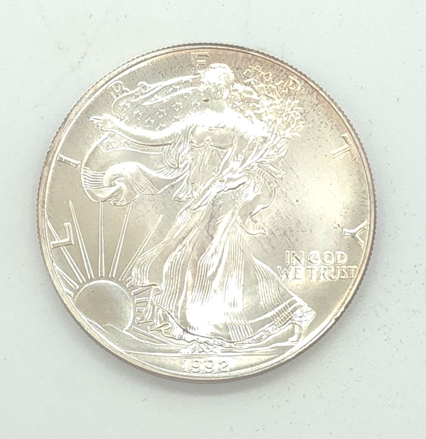 1992 American Silver Eagle.