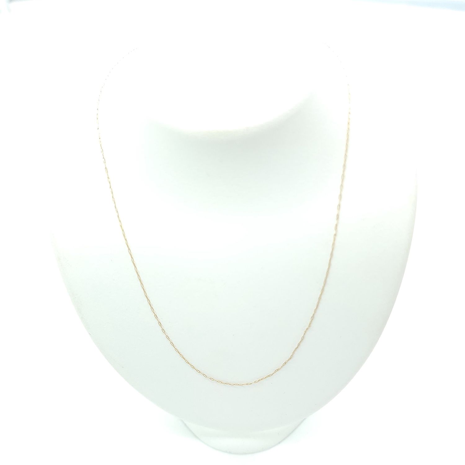 14k Gold Dainty Necklace Size: 21&quot;