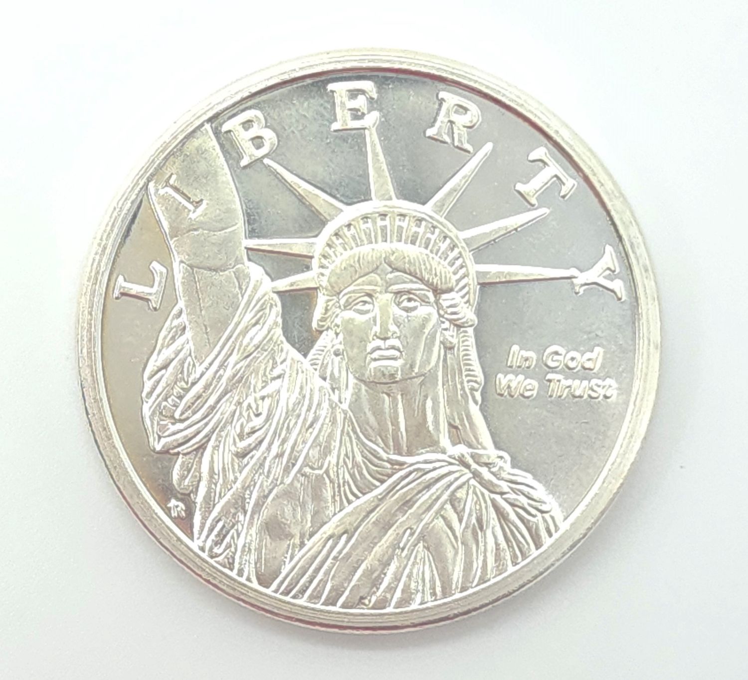 1oz Liberty Torch Money Metals Silver Round