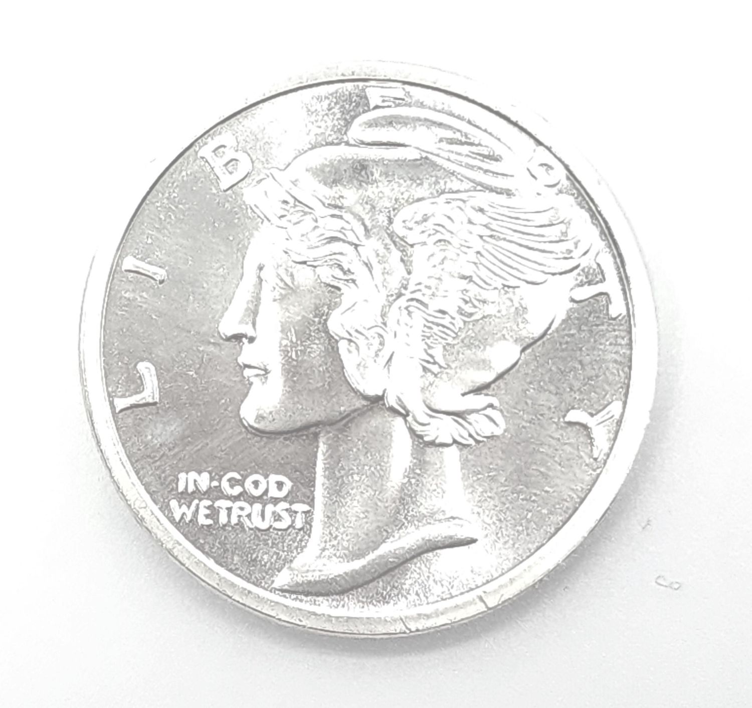 1 oz Lady Liberty Silver Round.