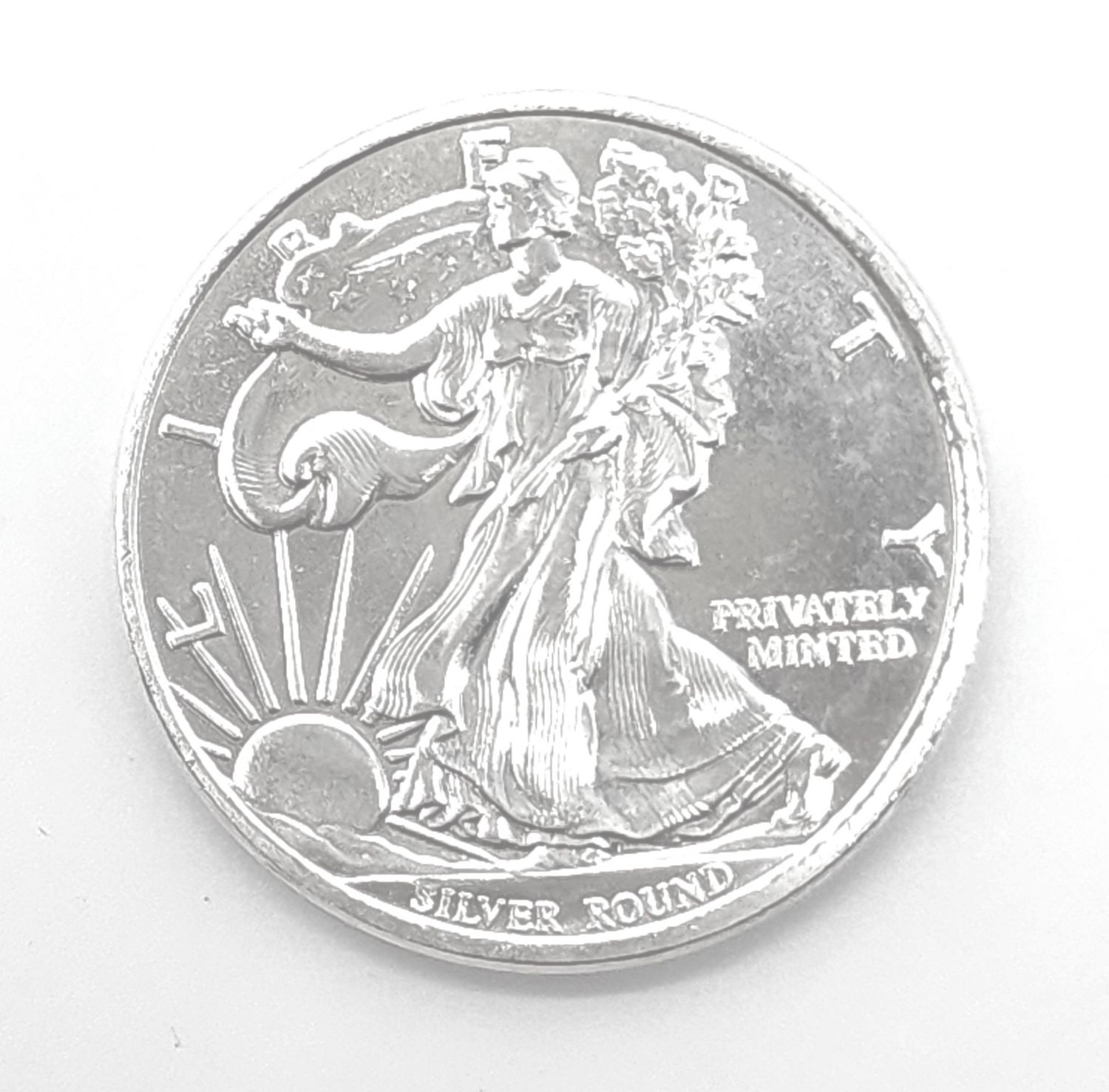 1 oz Statue of Liberty Money Metals Silver Round