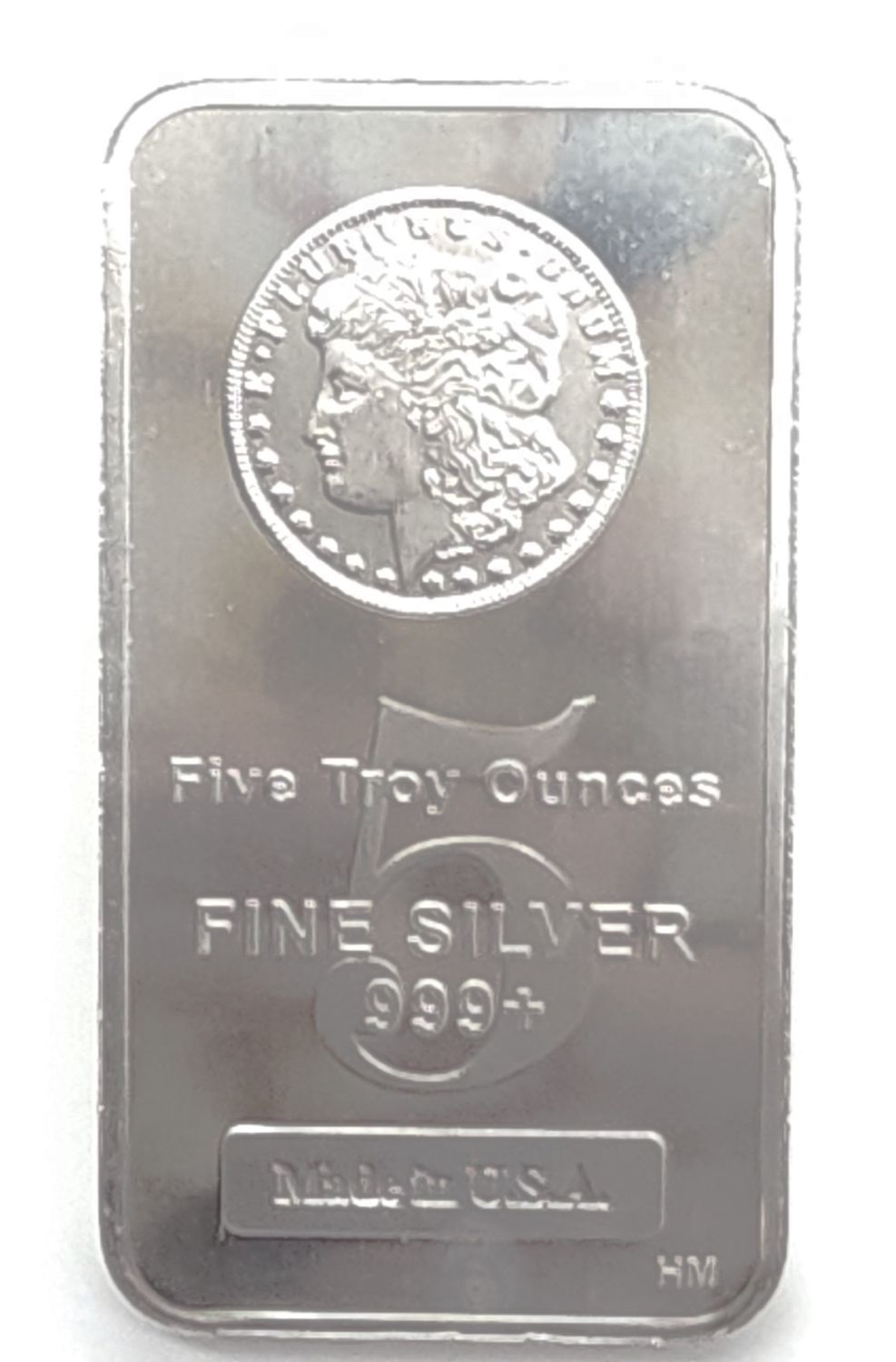 5oz Morgan Silver Bar