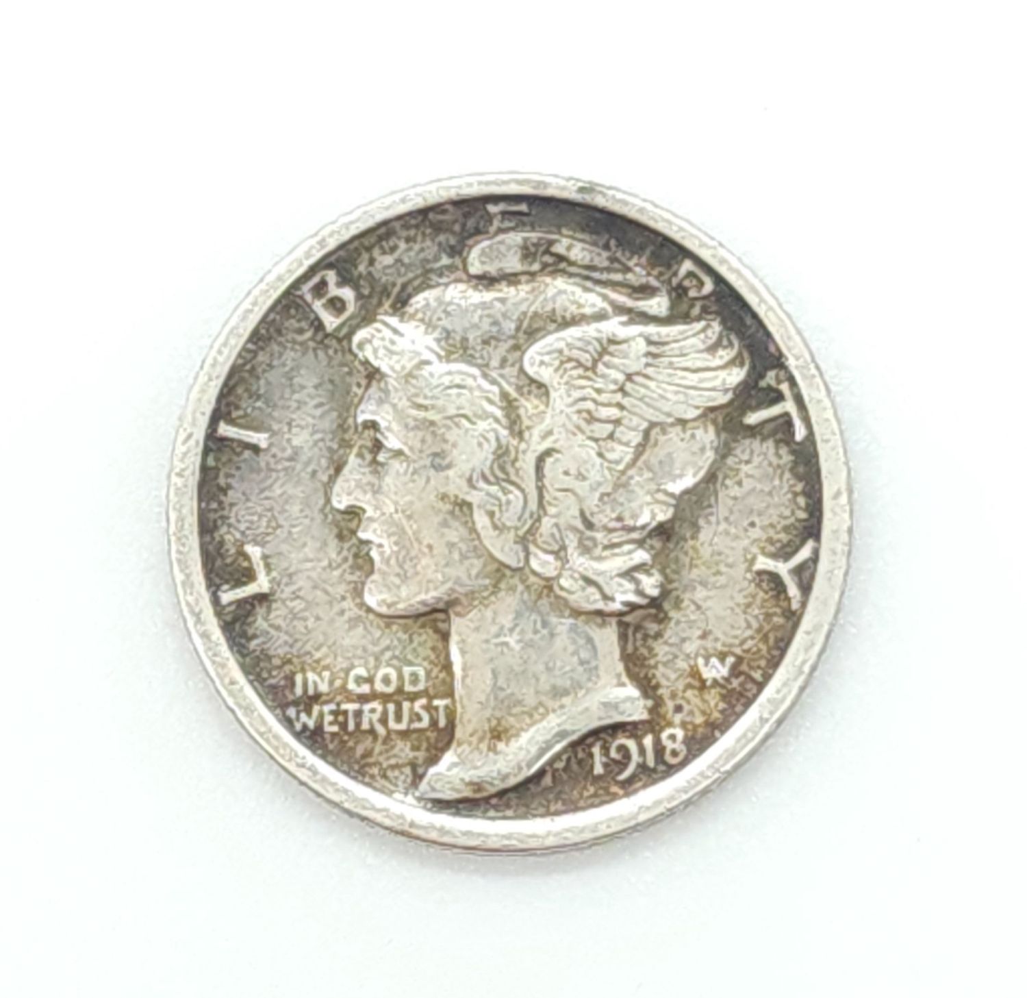 1918 Mercury Dime