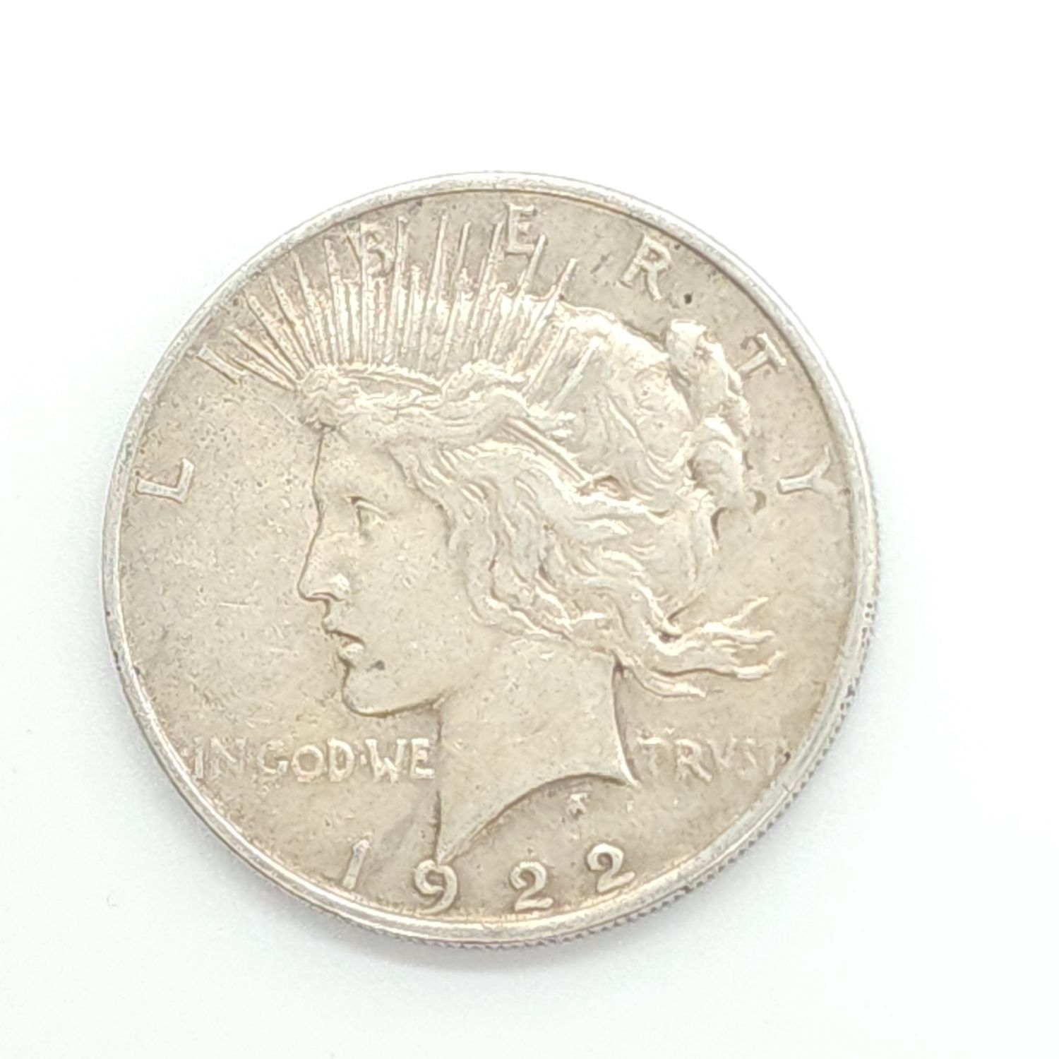 1922 Peace Silver Dollar.