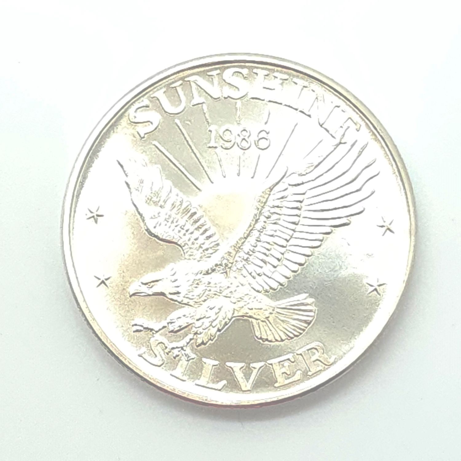 1oz 1986 Sunshine Mining Silver Round
