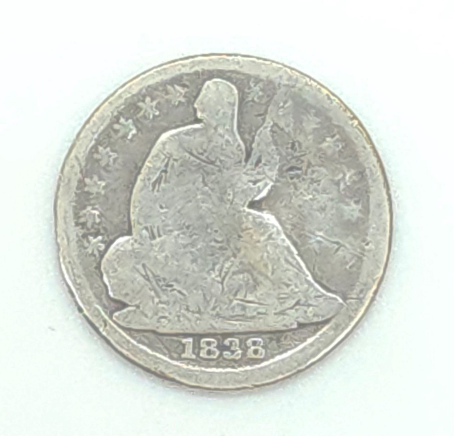 1838 Seated Liberty Dime