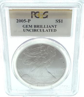 2005-P American Silver Eagle GEM Brilliant Uncirculated