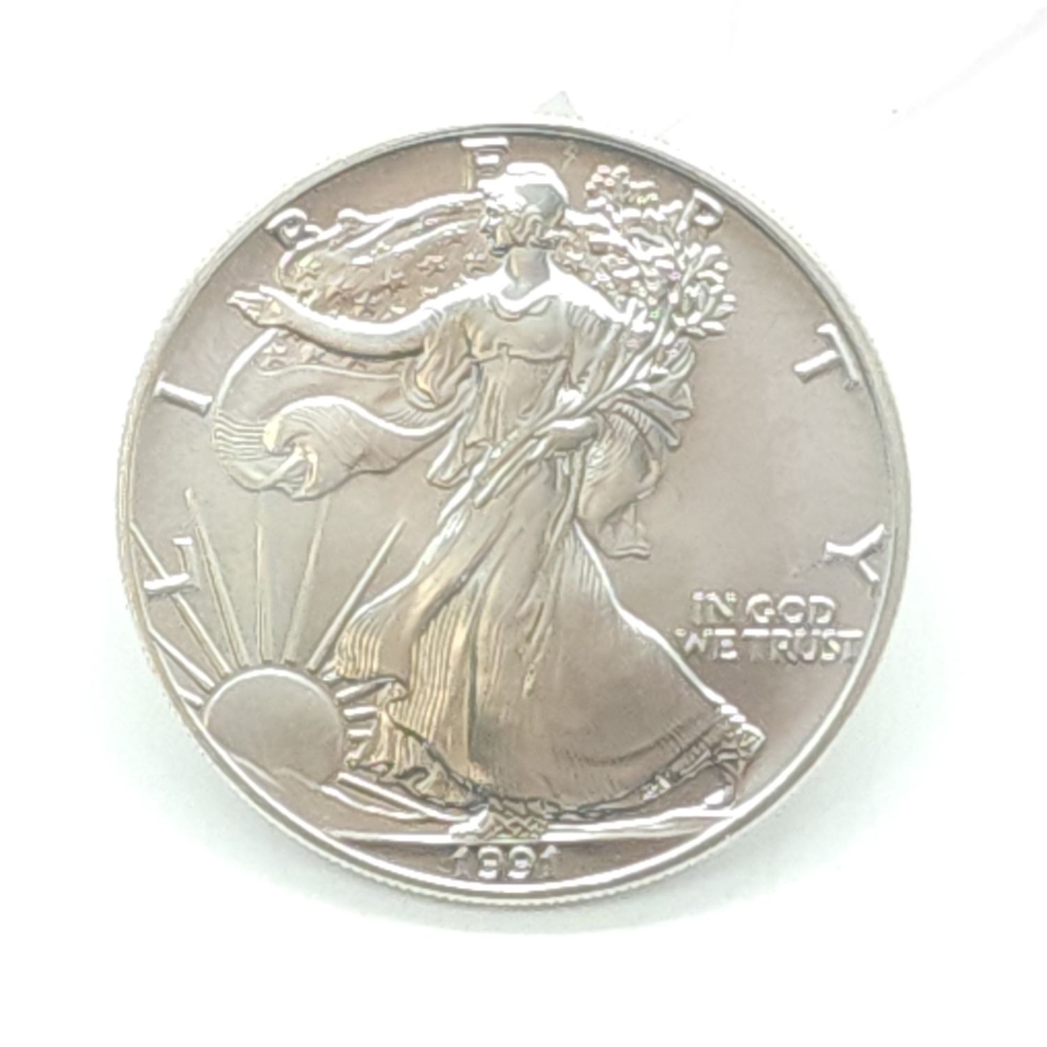 1991 American Silver Eagle.
