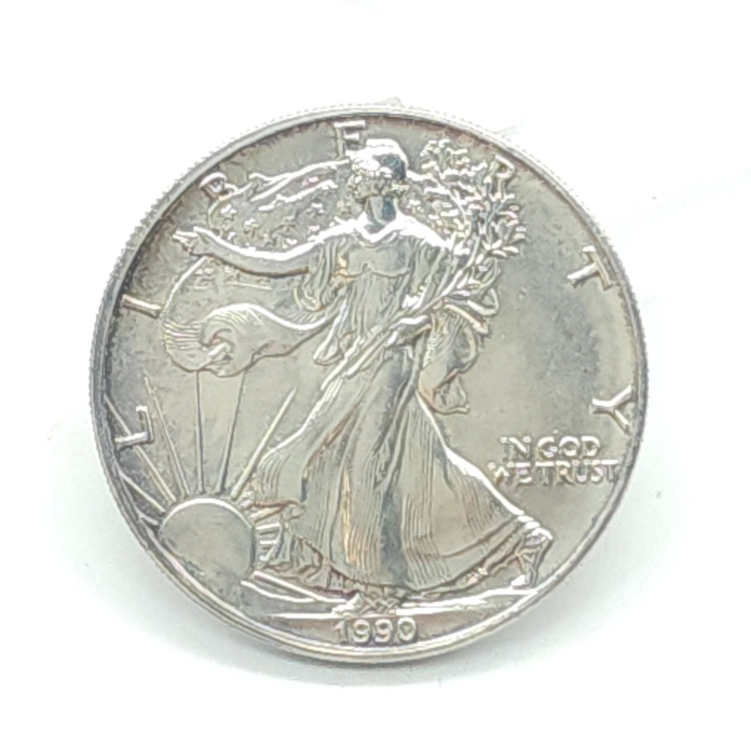 1990 American Silver Eagle..