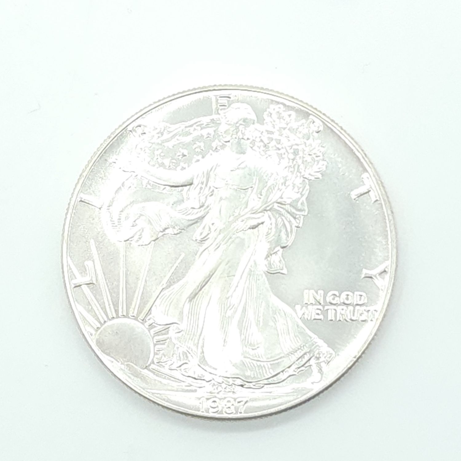 1987 American Silver Eagle.
