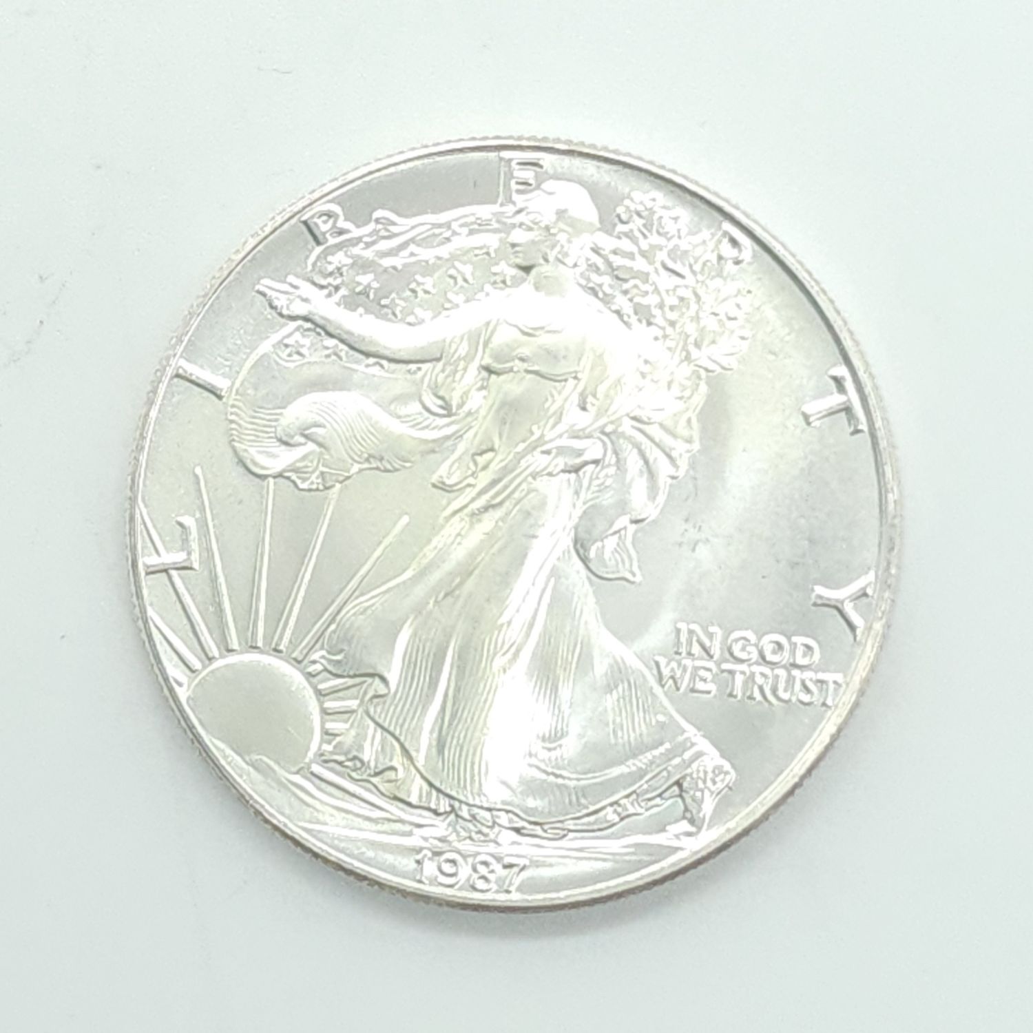 1987 American Silver Eagle....
