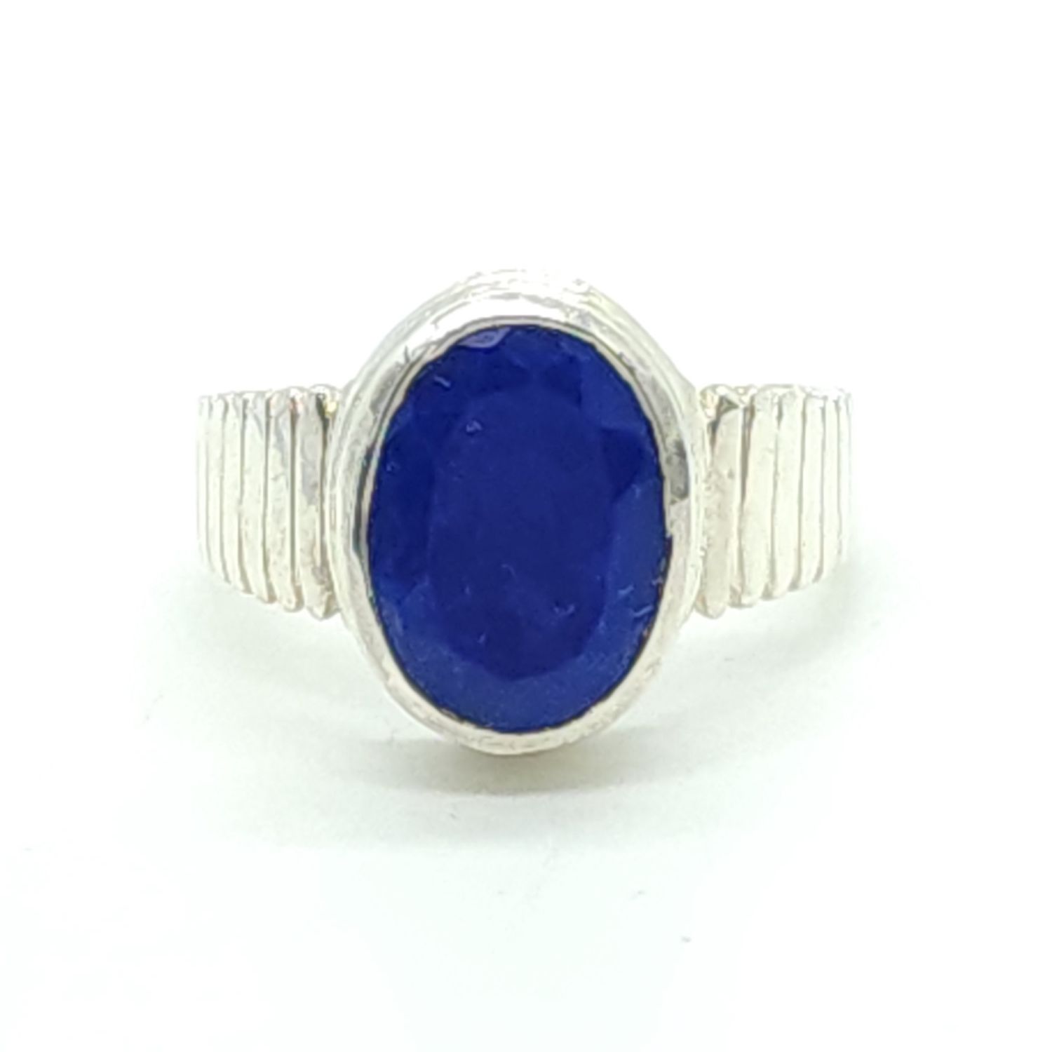 Sterling Silver Blue Lapis Ring Size: 10