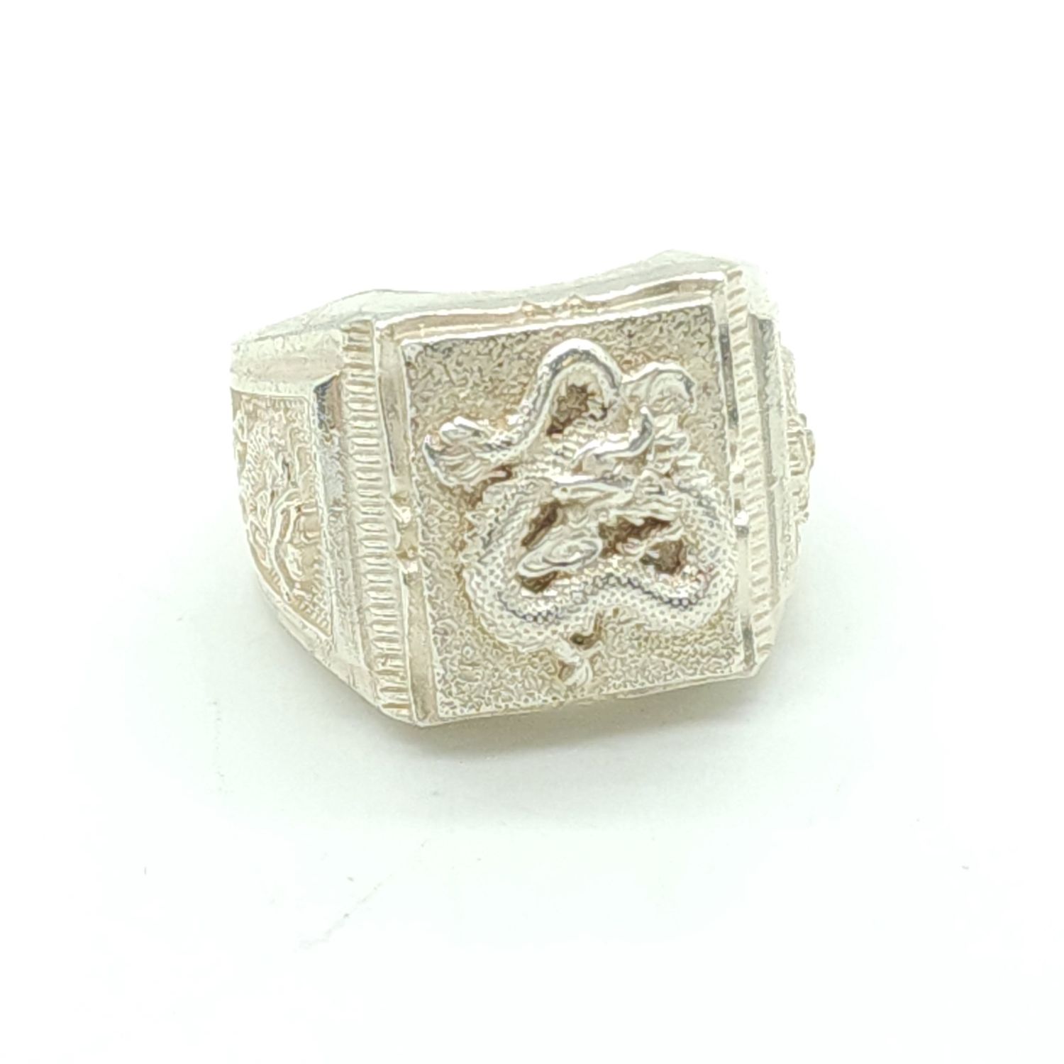 Sterling Silver Snake Ring Size: 9.5