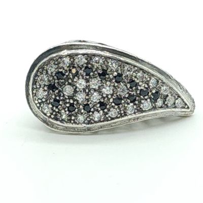 Sterling Silver Paisley Ring Size: 7