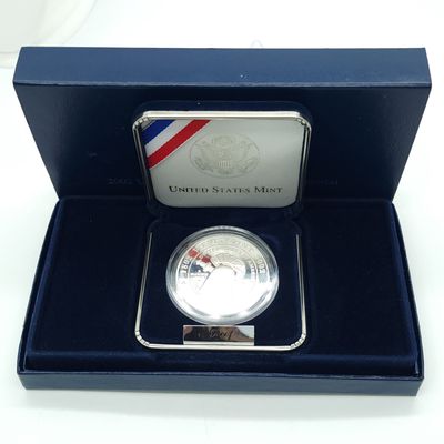 2002 West Point Bicentennial Silver Proof One Dollar in Case