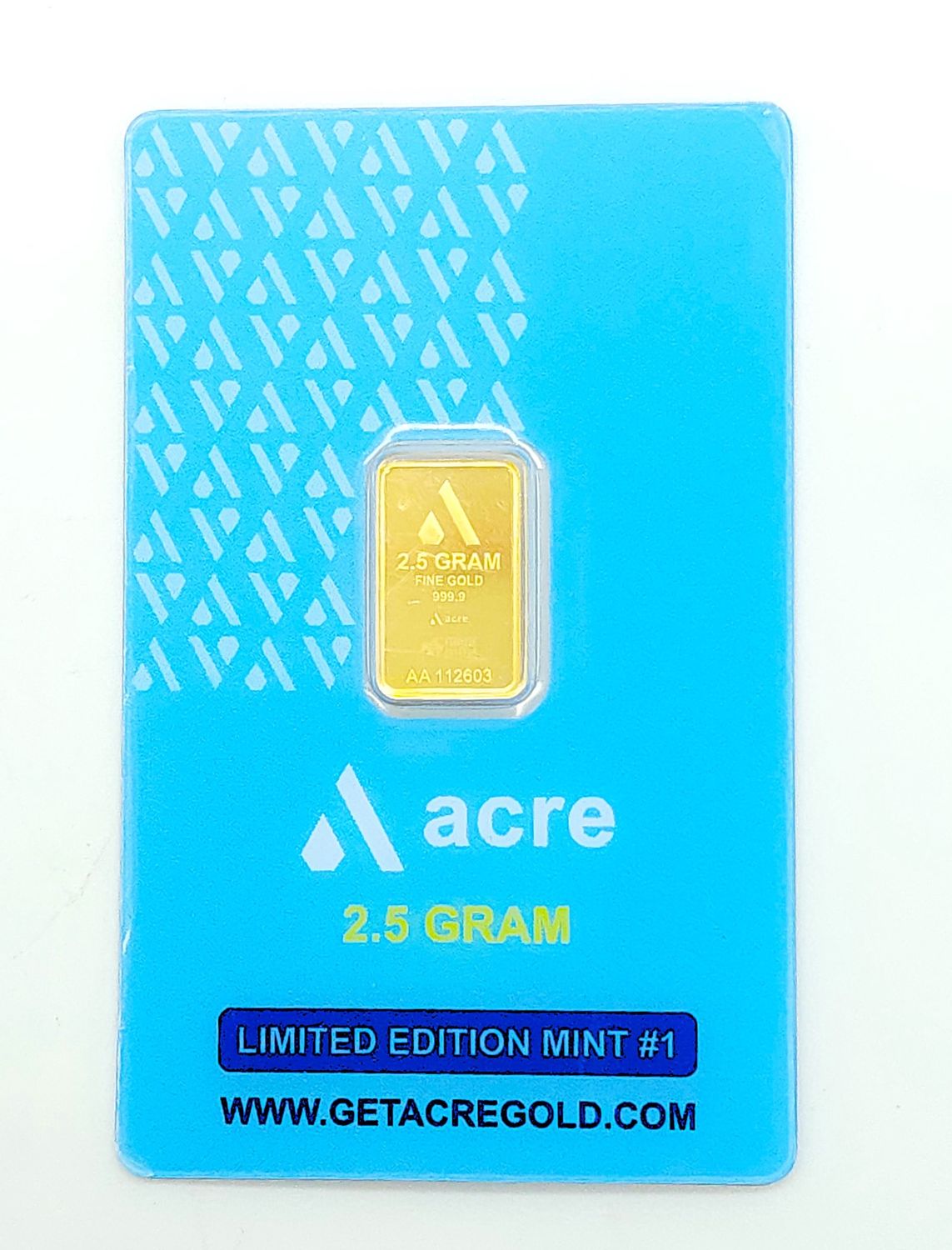 2.5g Acre Gold Bar