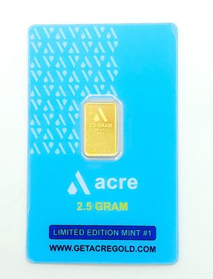 2.5g Acre Gold Bar