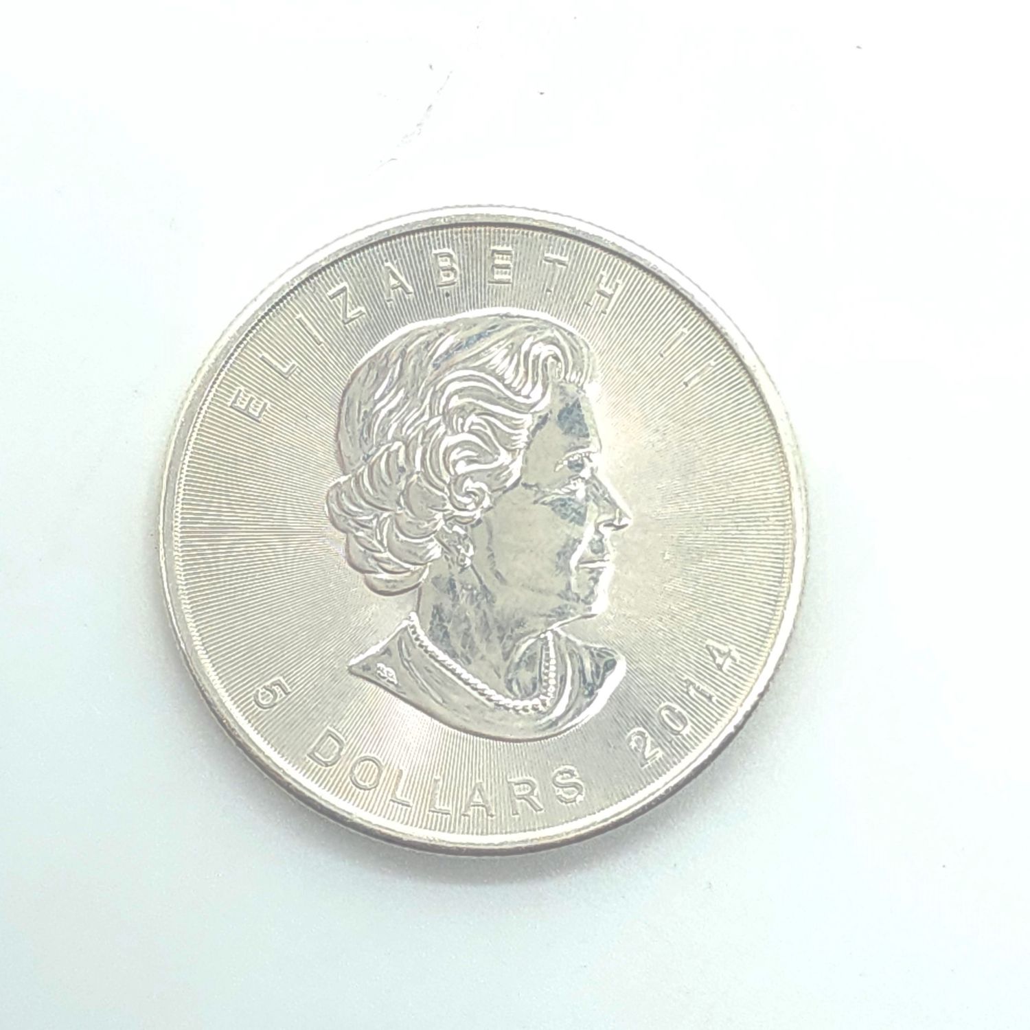 2014 1oz Silver Maple $5