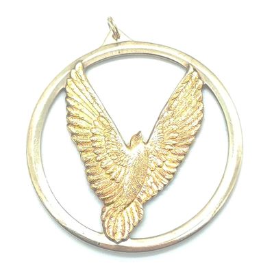Vintage Sterling Silver Wallace Dove Ornament/Pendant