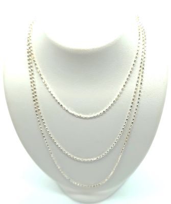 Sterling Silver Stacking Chain Set of 3