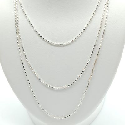 Sterling Silver Stacking Chain Set of 3